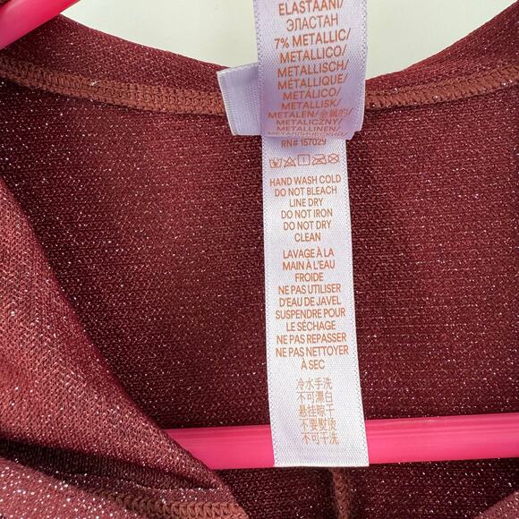 Savage X Fenty Jumpsuit SZ Small Sleep & Shine Hooded Sparkle Loungewear Onesie - Picture 11 of 16